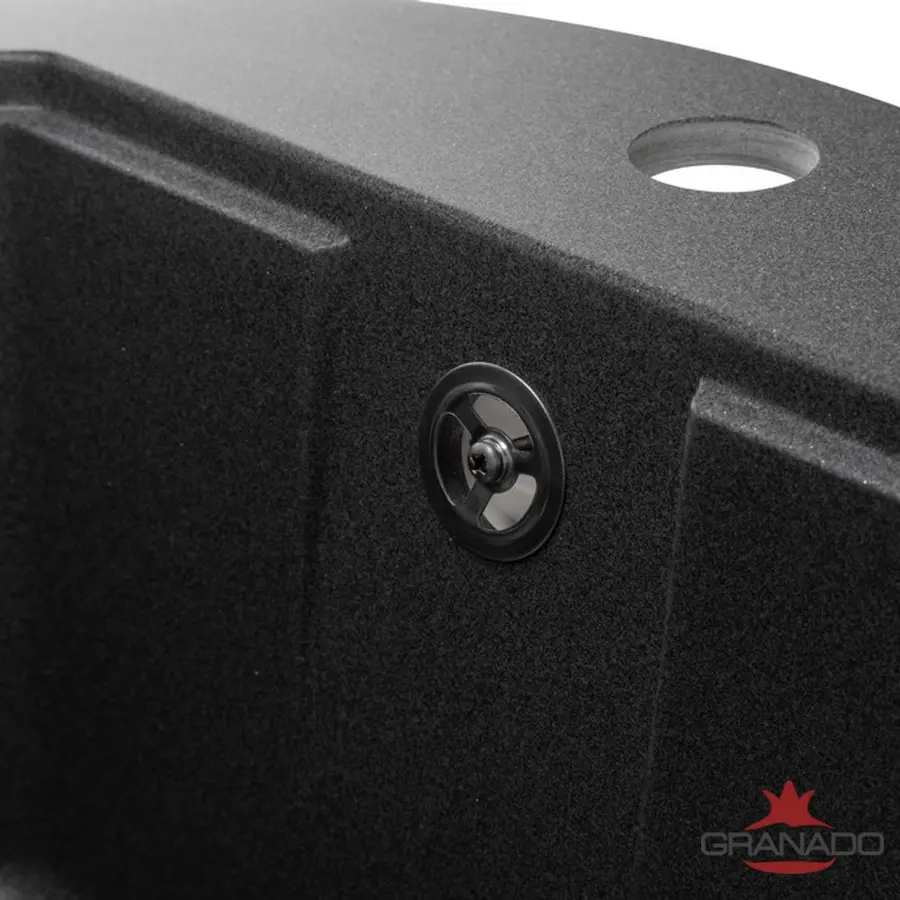 Кухонна гранітна мийка GRANADO Lugo Grafito