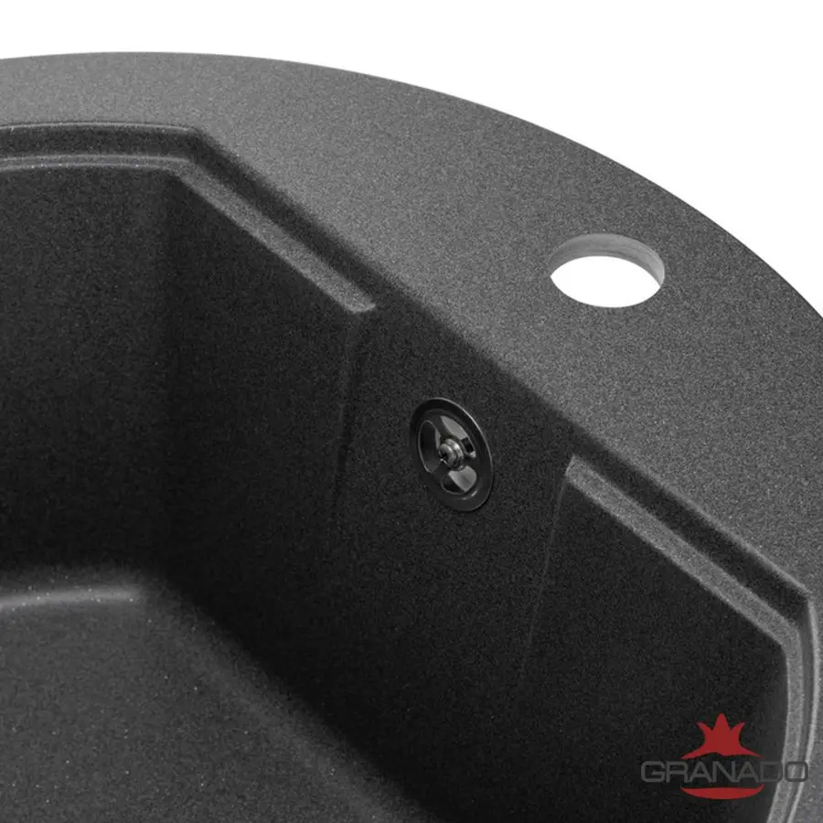 Кухонна гранітна мийка GRANADO Lugo Grafito