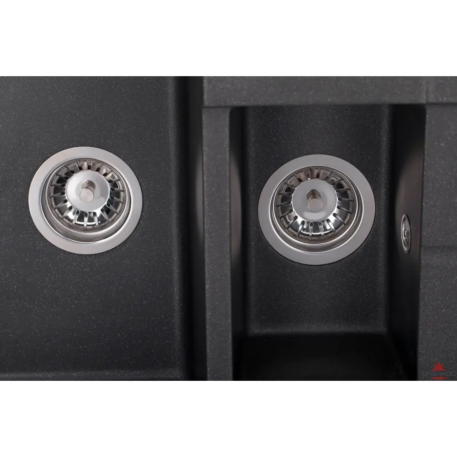 Кухонна гранітна мийка GRANADO Leon Black shine