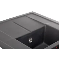 Кухонна гранітна мийка GRANADO Leon Black shine
