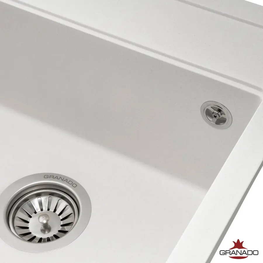 Кухонна гранітна мийка GRANADO Merida White