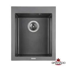 Кухонна гранітна мийка GRANADO Cadiz Grafito