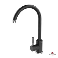 Змішувач кухонний GRANADO Elche Black shine