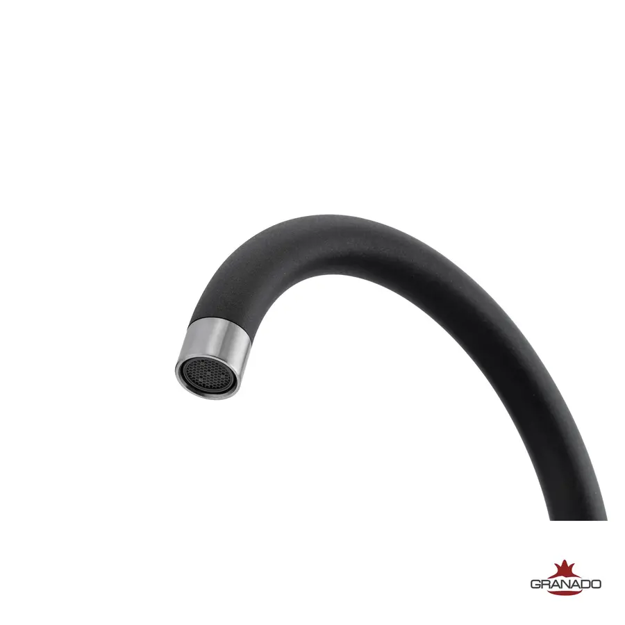 Змішувач кухонний GRANADO Elche Black shine