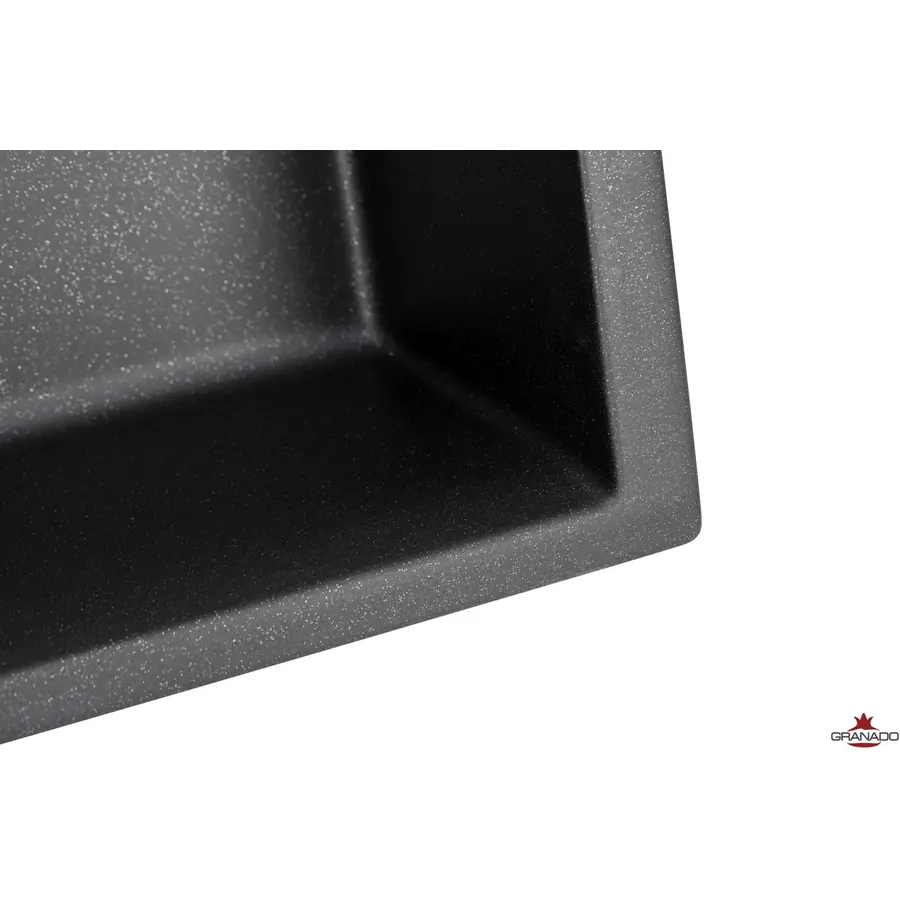 Кухонна гранітна мийка GRANADO Valencia Black shine