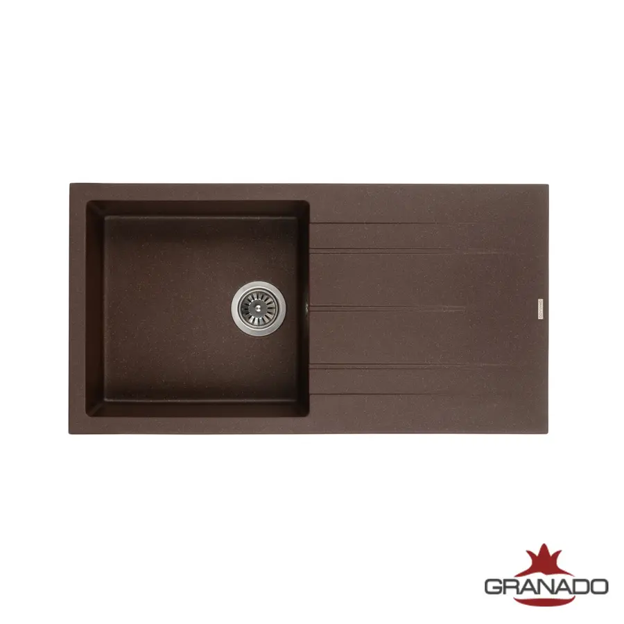 Кухонная гранитная мойка GRANADO Mora Marron