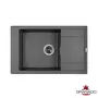 Кухонна гранітна мийка GRANADO Almeria Grafito