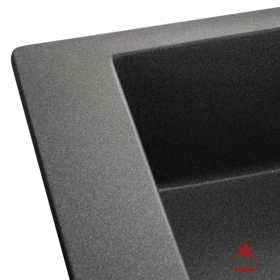 Кухонна гранітна мийка GRANADO Almeria Grafito