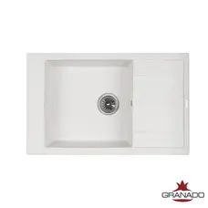 Кухонна гранітна мийка GRANADO Almeria White