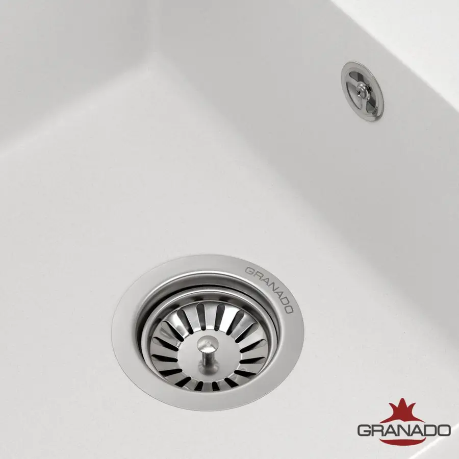 Кухонна гранітна мийка GRANADO Almeria White