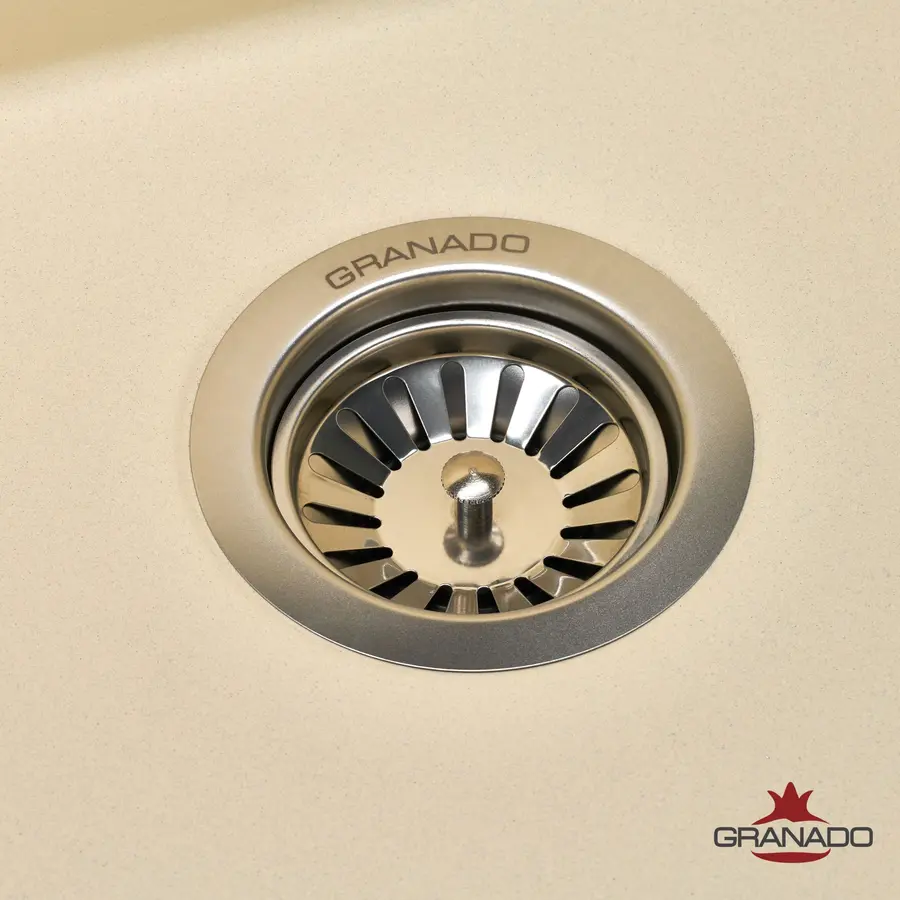 Кухонна гранітна мийка GRANADO Lerida Ivory