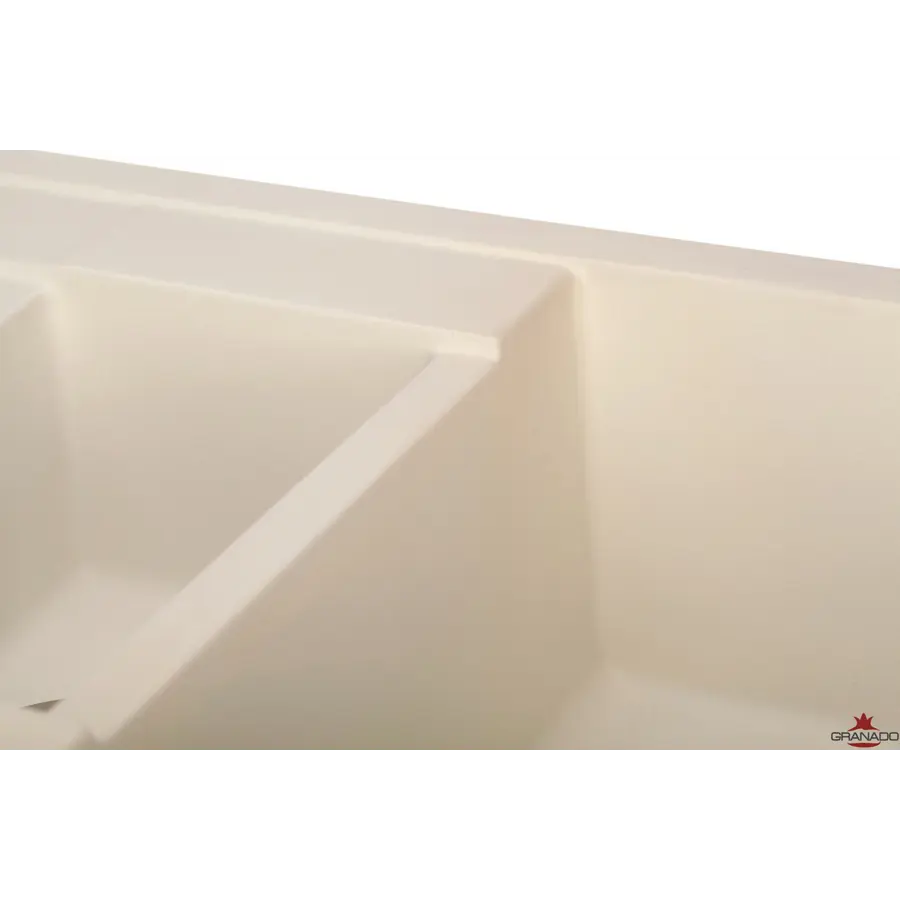 Кухонная гранитная мойка GRANADO Leon Ivory