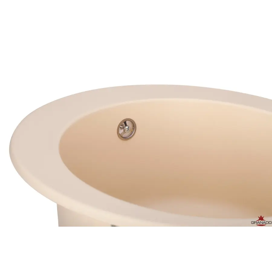 Кухонна гранітна мийка GRANADO Vitoria Ivory