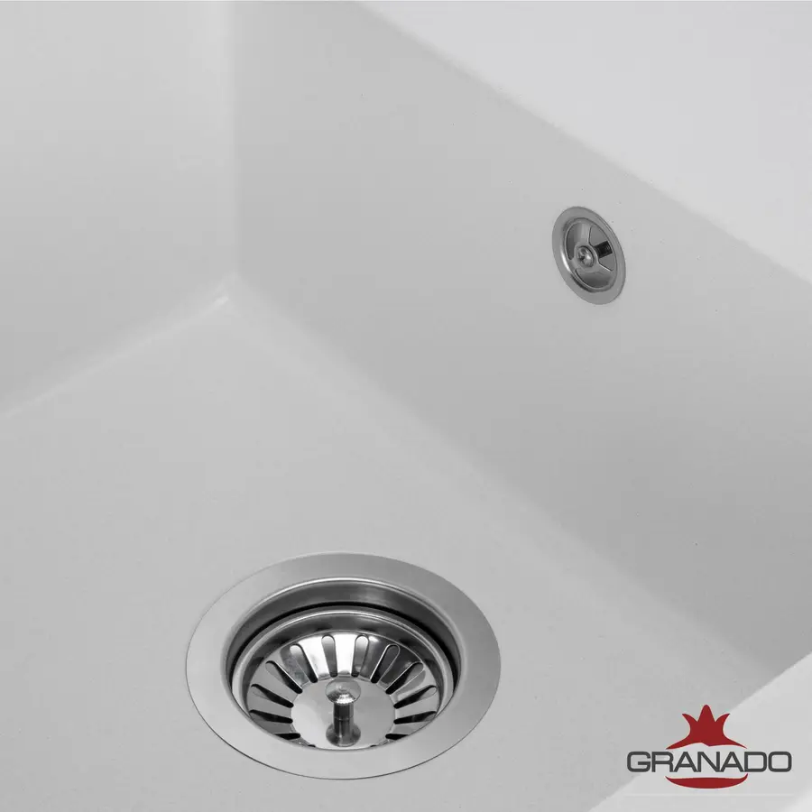 Кухонна гранітна мийка GRANADO Alicante White