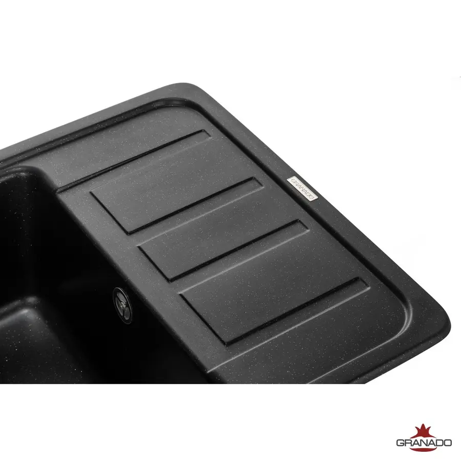 Кухонна гранітна мийка GRANADO Alanis Black shine