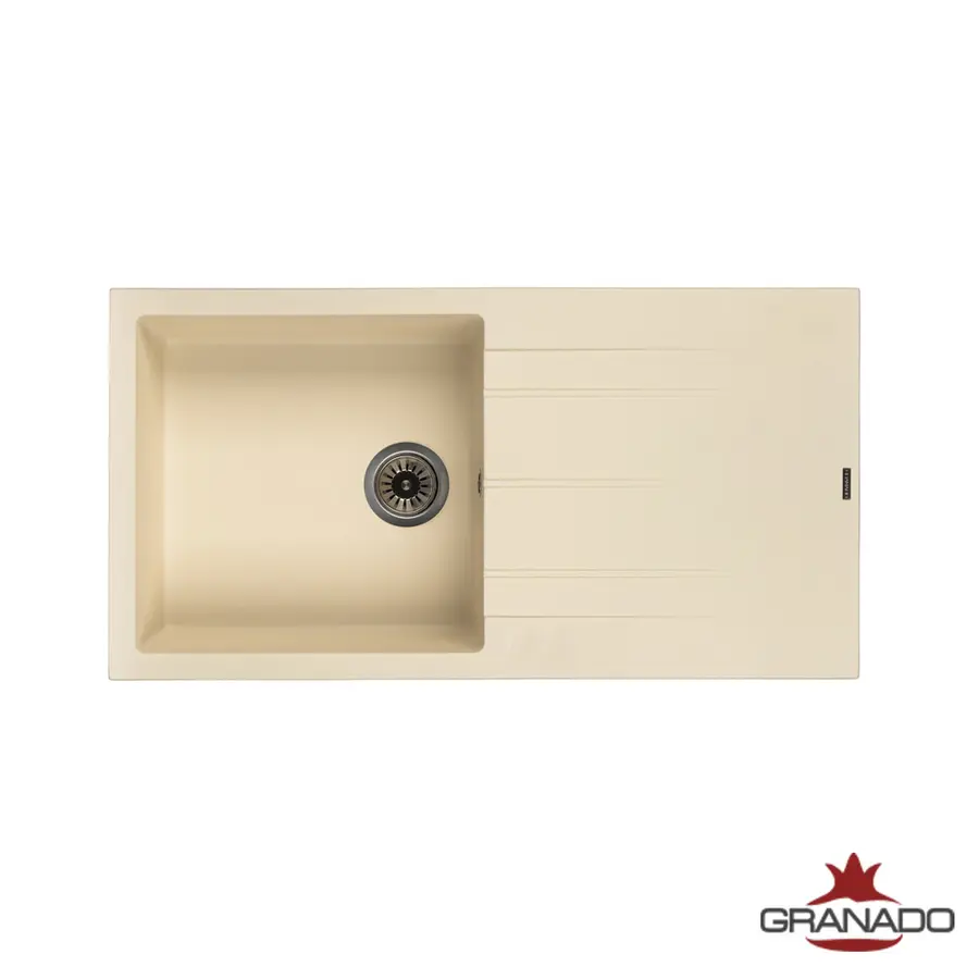 Кухонна гранітна мийка GRANADO Mora Ivory