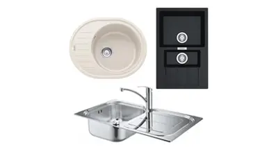 Кухонные мойки. Виды и уход.