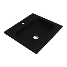 Умивальник DELLA 500 MIRASTONE BLACK Miraggio