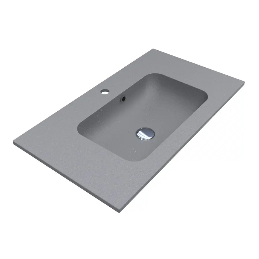 Умивальник DELLA 800 MIRASTONE GRAY Miraggio