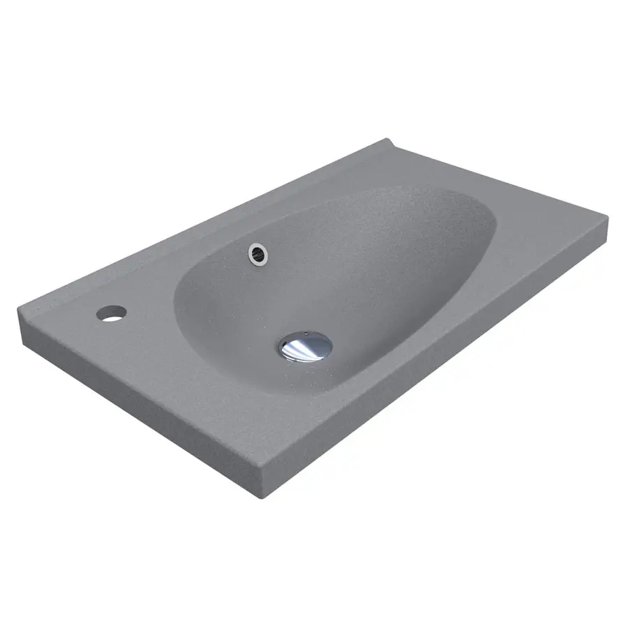 Умивальник TITANIA MIRASTONE GRAY Miraggio