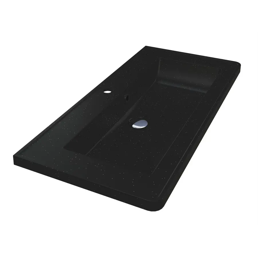 Умивальник TRES MIRASTONE BLACK Miraggio