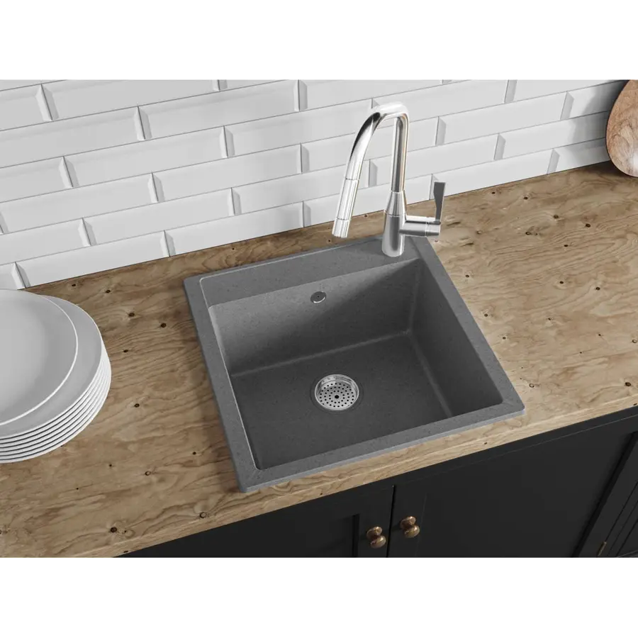 Кухонна мийка BODRUM 510 gray Miraggio