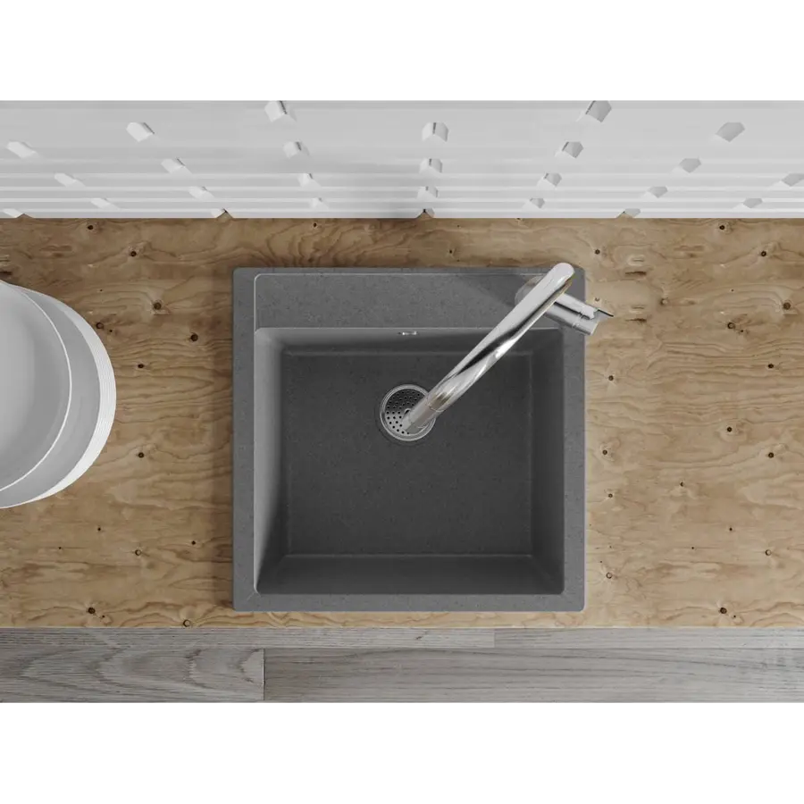 Кухонна мийка BODRUM 510 gray Miraggio