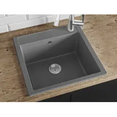 Кухонна мийка BODRUM 510 gray Miraggio