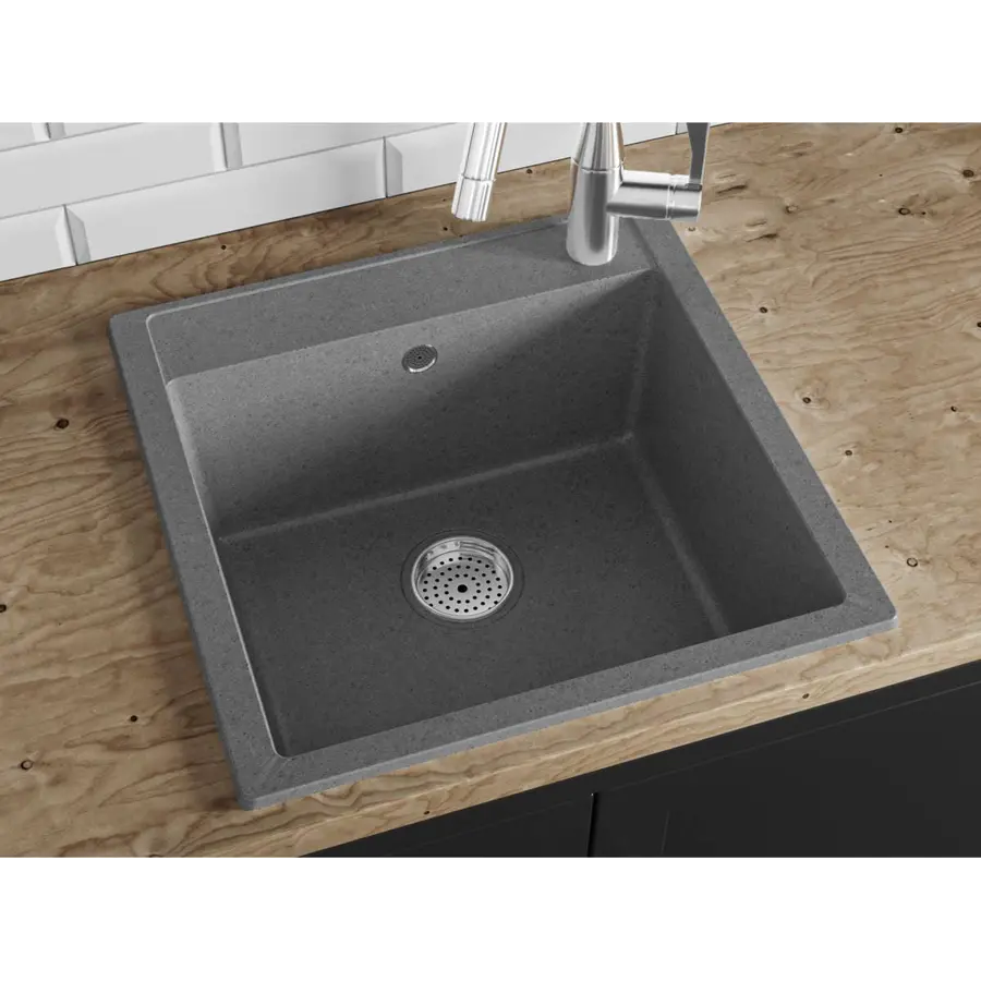 Кухонна мийка BODRUM 510 gray Miraggio