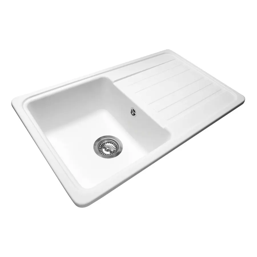 Кухонна мийка VERSAL white Miraggio