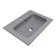 Умивальник DELLA 600 MIRASTONE GRAY Miraggio