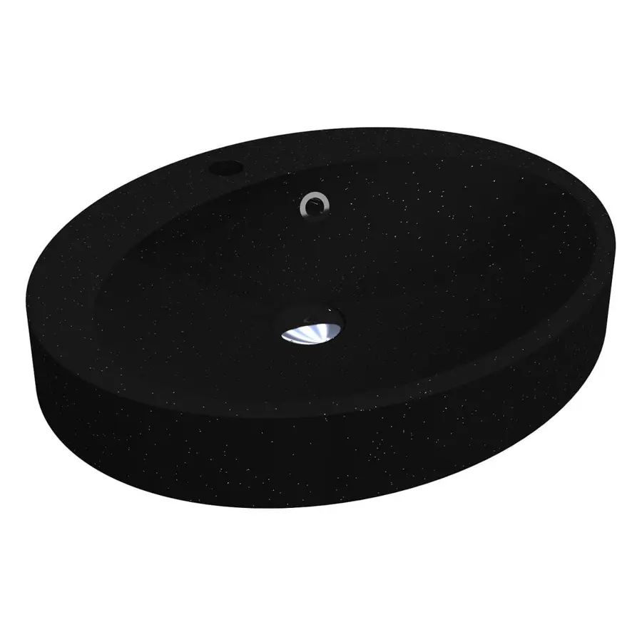 Умивальник DEVON MIRASTONE BLACK Miraggio