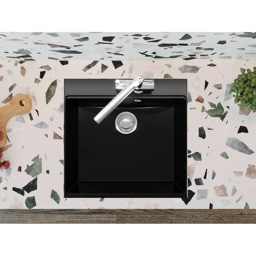 Кухонна мийка LAGOON 540 black Miraggio