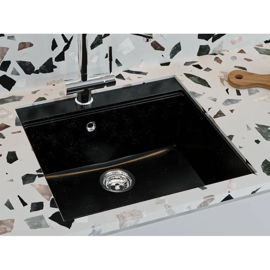Кухонна мийка LAGOON 540 black Miraggio