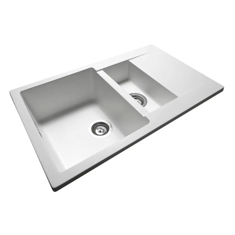 Кухонна мийка LAPAS white Miraggio