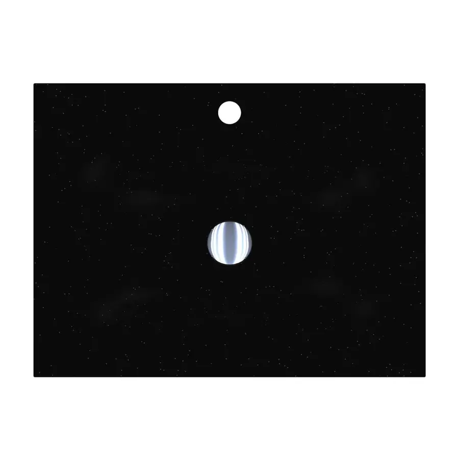 Умивальник JESSEL 600 MIRASTONE BLACK Miraggio