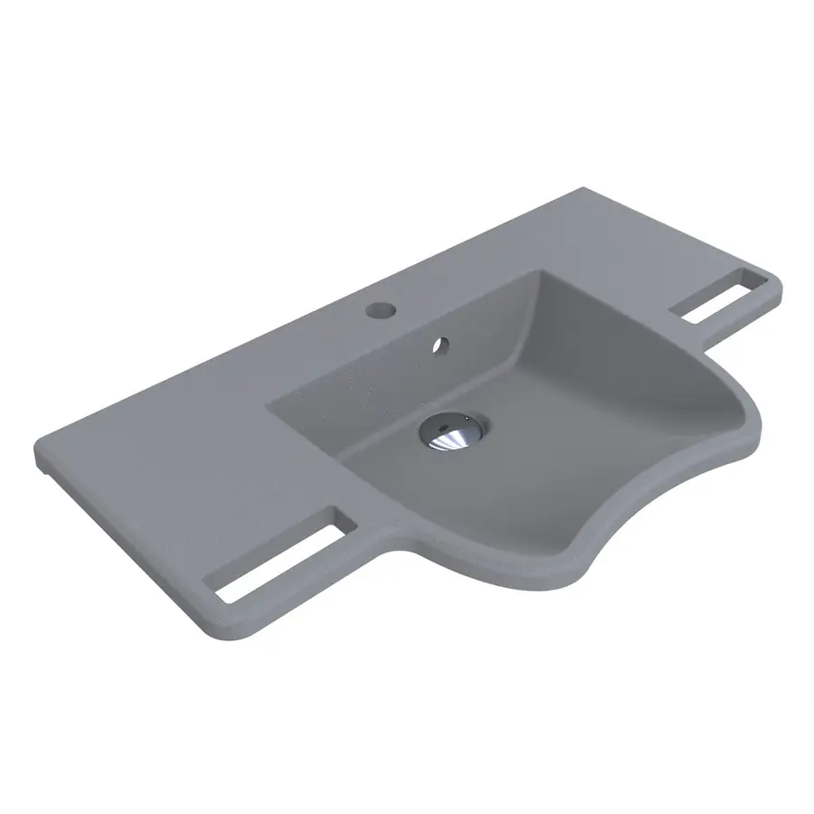 Умивальник KRAKOW MIRASTONE GRAY Miraggio