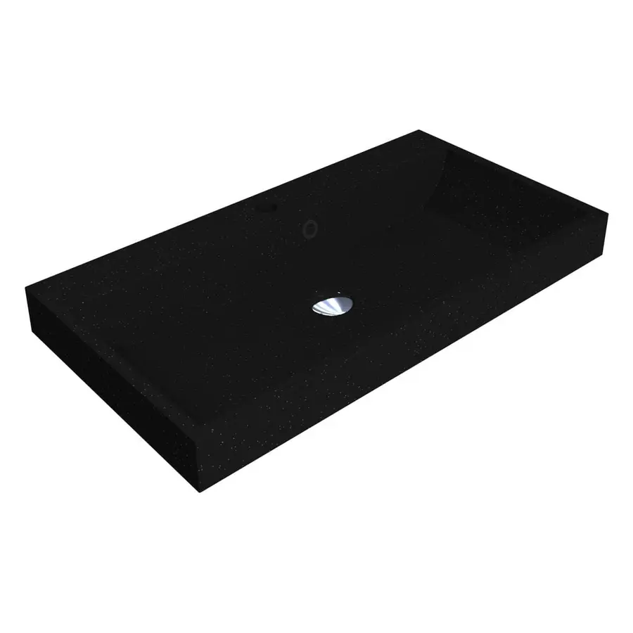 Умивальник VARNA 800 MIRASTONE BLACK Miraggio