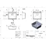 Кухонна мийка LAGOON 540 gray Miraggio