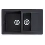 Кухонна мийка LAPAS black Miraggio