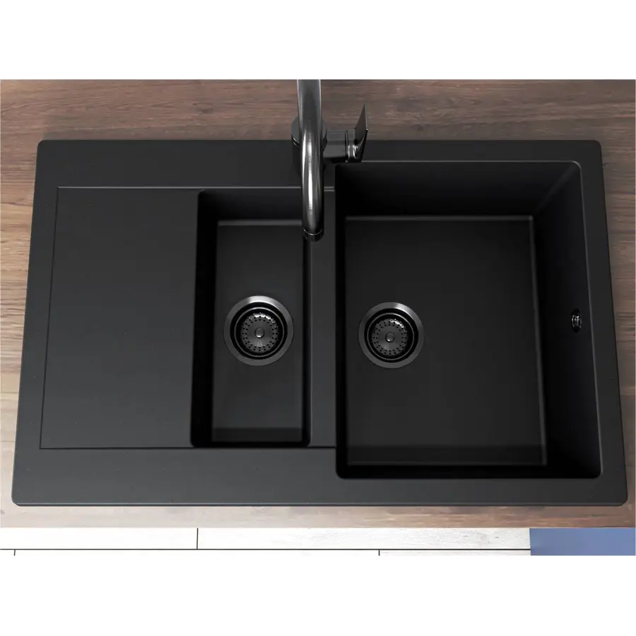 Кухонна мийка LAPAS black Miraggio