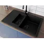 Кухонна мийка LAPAS black Miraggio