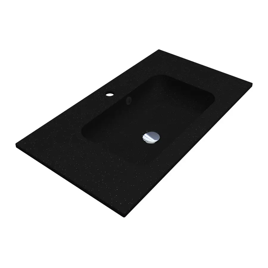 Умивальник DELLA 800 MIRASTONE BLACK Miraggio