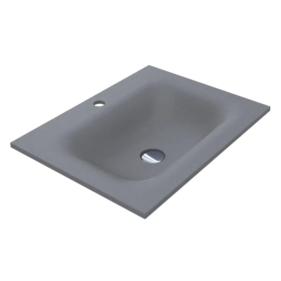 Умивальник JESSEL 600 MIRASTONE GRAY Miraggio