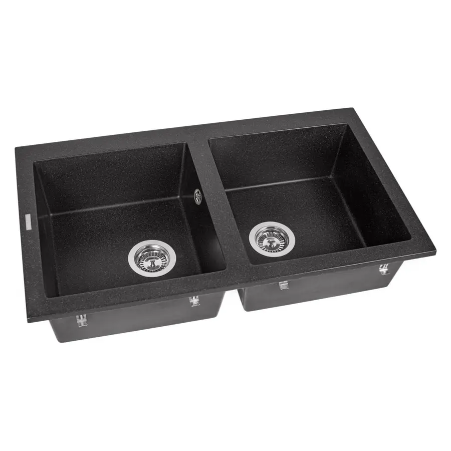 Кухонна мийка WESTEROS black Miraggio