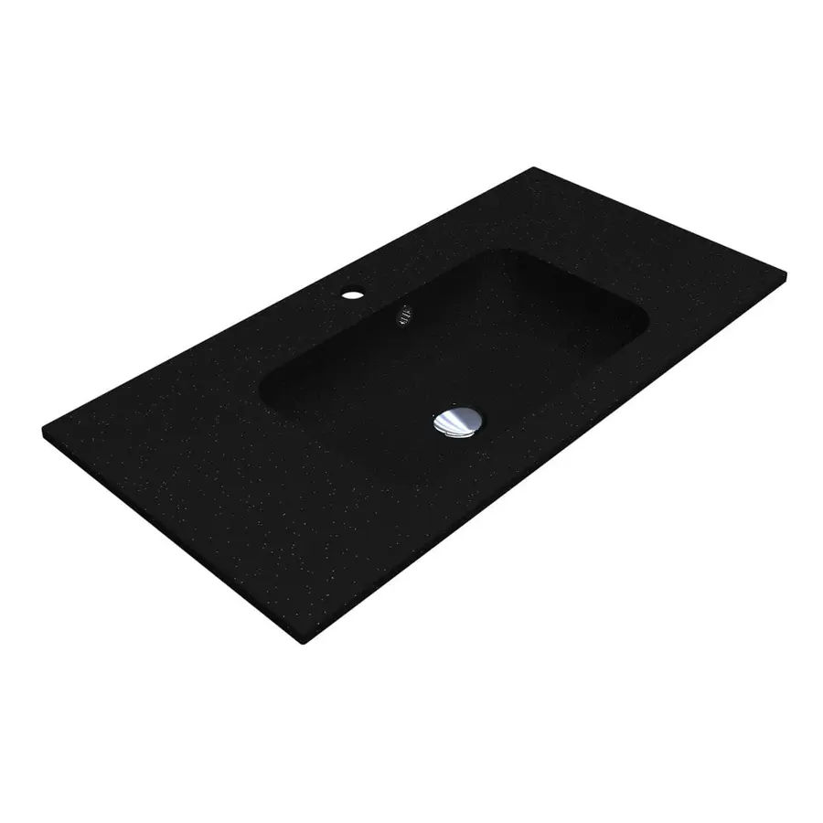 Умивальник DELLA 900 MIRASTONE BLACK Miraggio