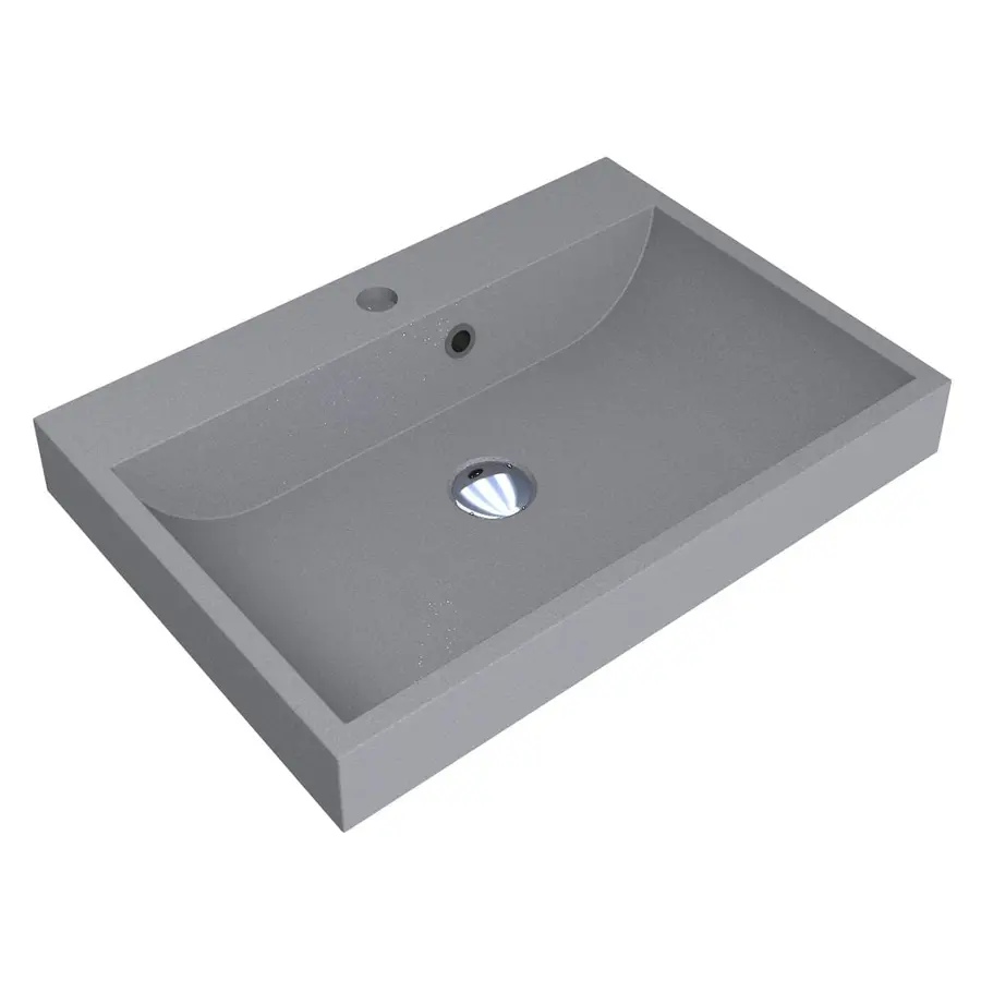 Умивальник VARNA 600 MIRASTONE GRAY Miraggio