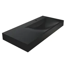 Умивальник VIOLA 1000 R MIRASTONE BLACK Miraggio