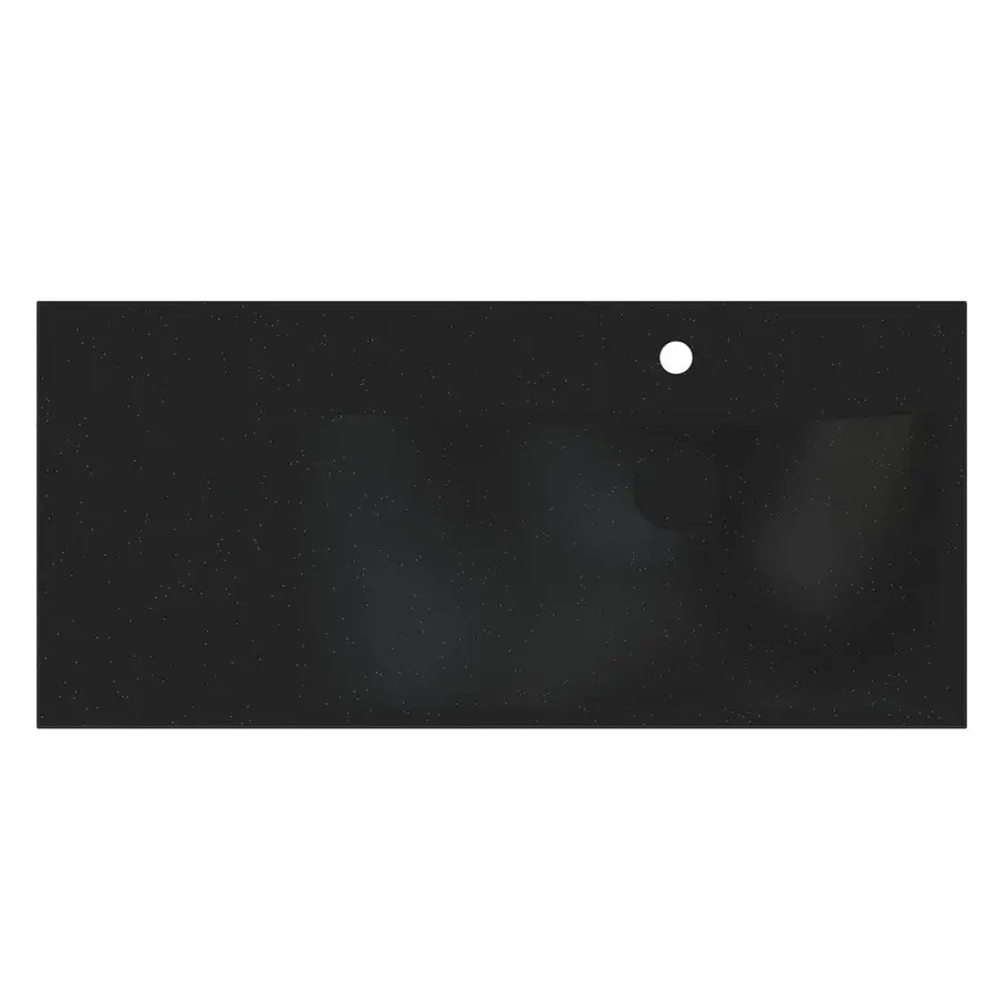 Умивальник VIOLA 1000 R MIRASTONE BLACK Miraggio