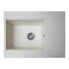 Кухонна мийка BODRUM 650 white Miraggio